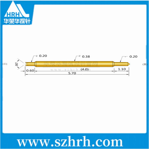 038-UB-5.7L，華榮華測(cè)試探針廠家