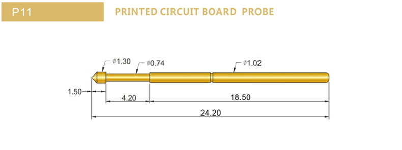 P11探針尺寸，華榮華測試探針選型，測試探針規(guī)格型號